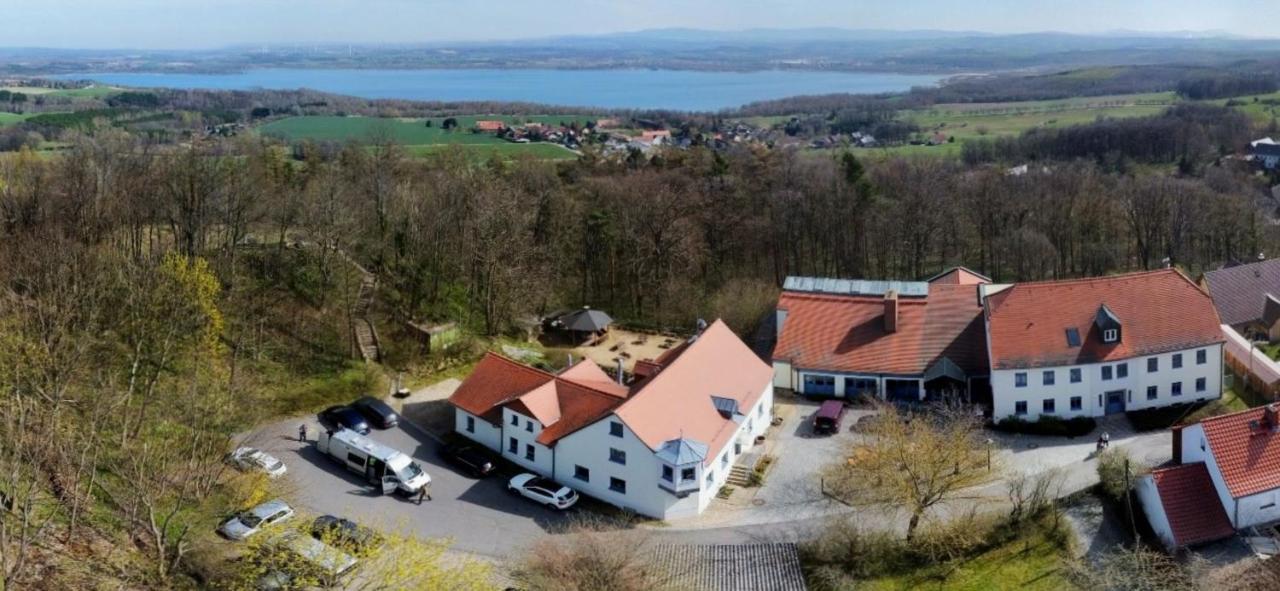 Hotel Kreuzbergbaude Beim Berzdorfer See Mit Wohlfuehl Sauna Markersdorf Exterior foto
